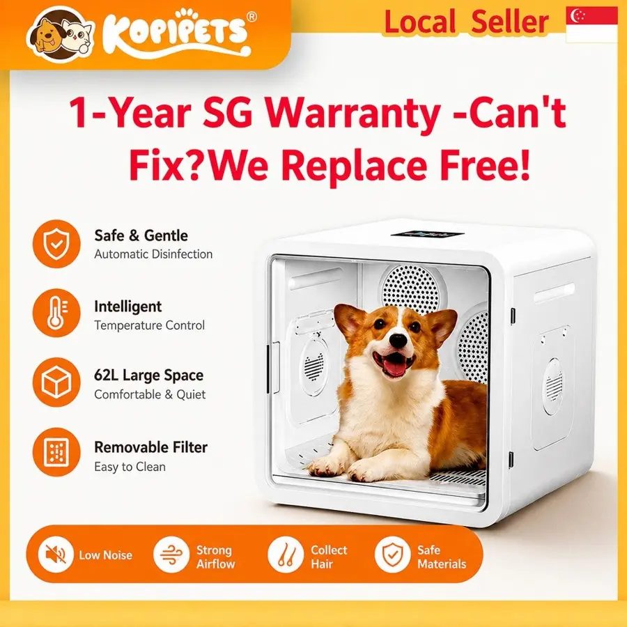Kopipets Pet Dryer Box | 1-Year SG Support
