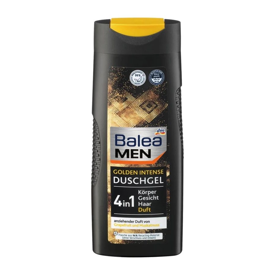 Balea MEN Golden Intense 4in1 Body Wash - 300ml