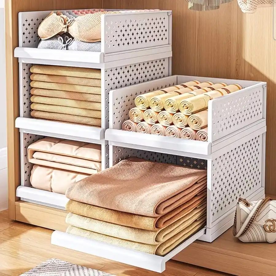 Multi-Layer Drawer Storage Rack for Wardrobes