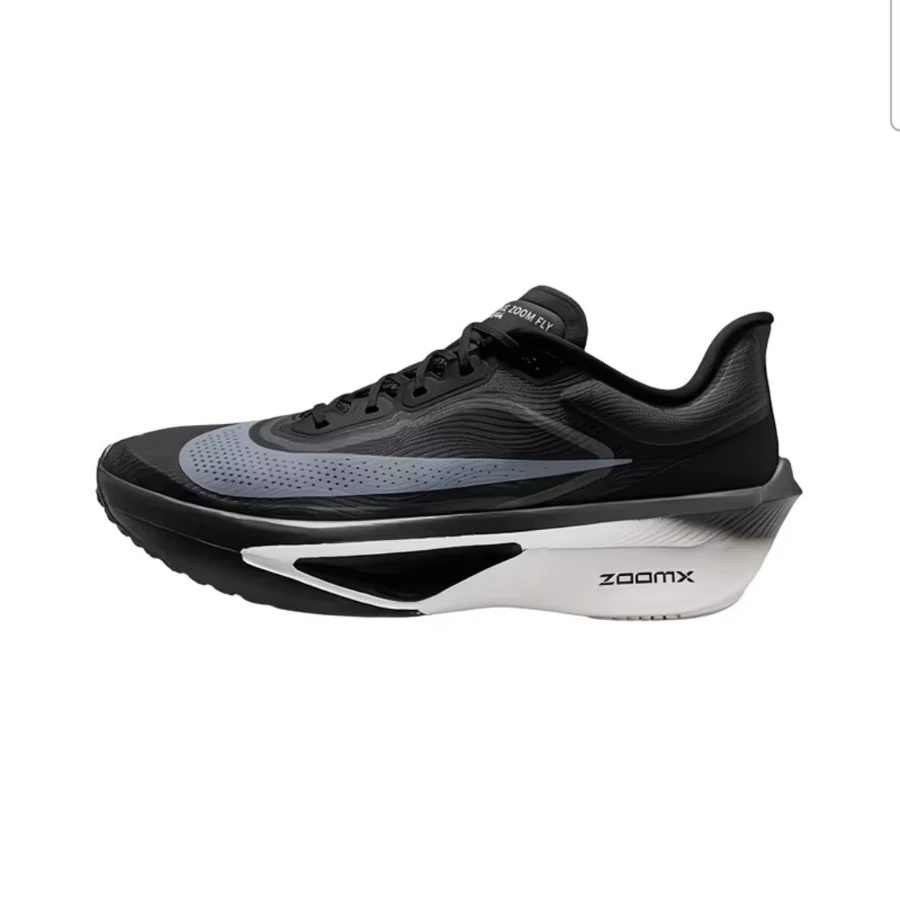 Nike Zoom Fly 6 Carbon Plate Anti-Slip Running Shoes Men Black/Grey FN8454-001