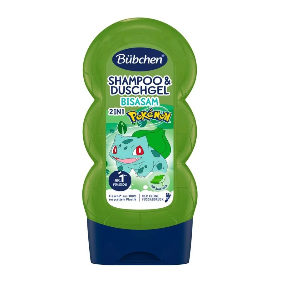 Bübchen Kids Pokémon Bulbasaur 2in1 Shampoo & Shower Gel - 230ml