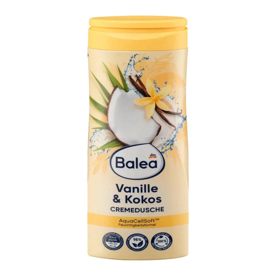Balea Vanilla & Coconut Cream Body Wash - 300ml