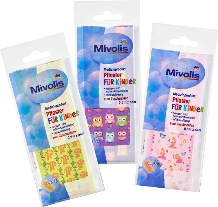 Mivolis Kids Plaster Cut to Fit - 0.5m × 6cm