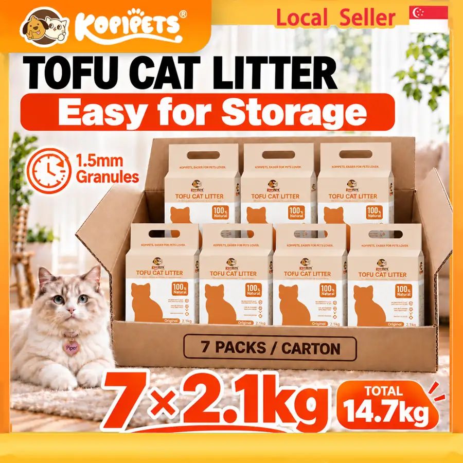 Kopipets Tofu Cat Litter 2.1kg — Low Dust 0.66%