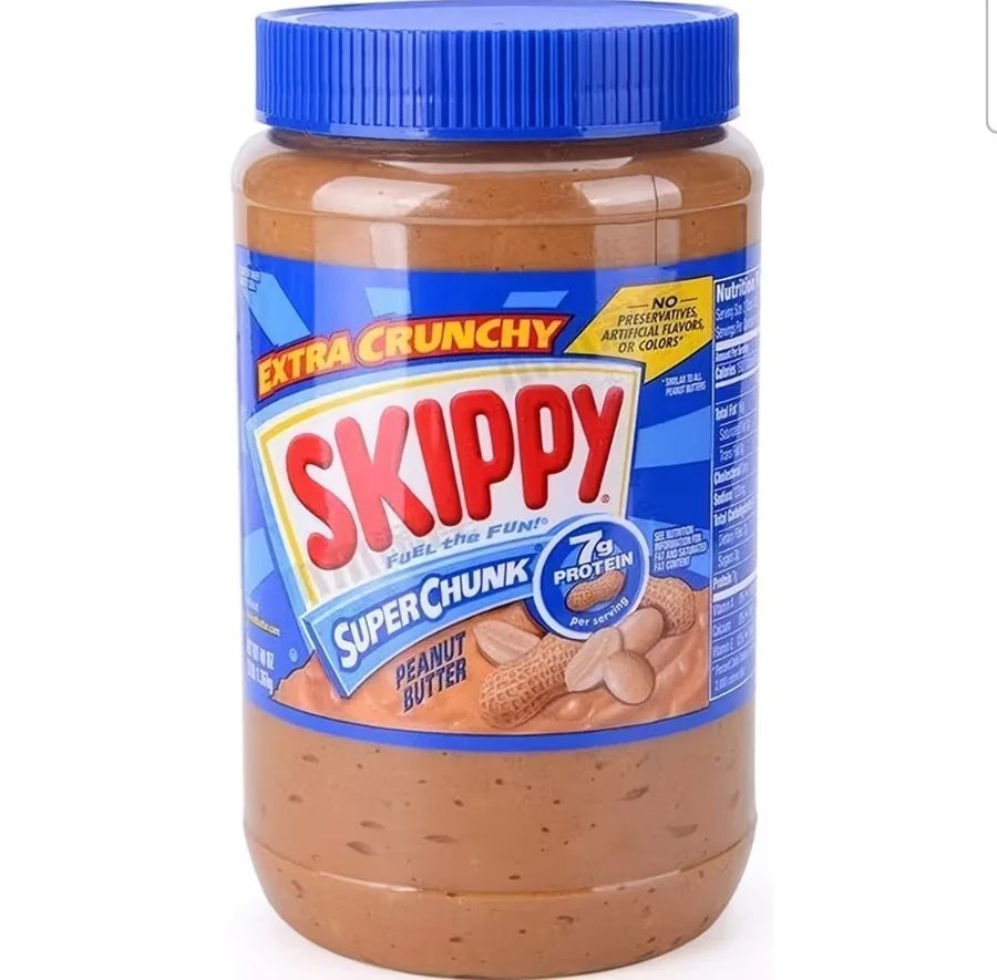 SKIPPY Crunchy Peanut Butter Spread, Coarse-Grain Texture for Bread, Toast & Baking