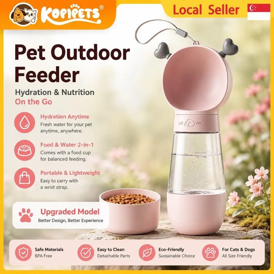 Kopipets Portable Pet Water Bottle Outdoor Travel Water