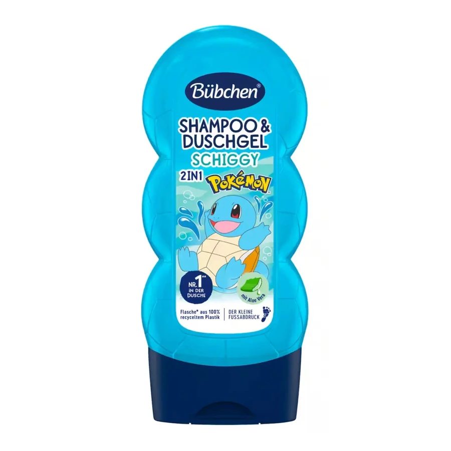 Bübchen Kids Pokémon Squirtle 2in1 Shampoo & Shower Gel - 230ml