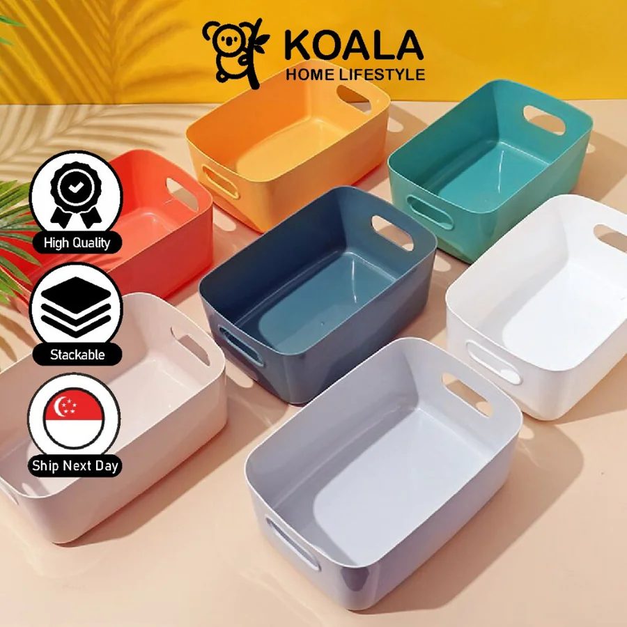 Koala Home Stackable Storage Box Desktop Organizer Cosmetic Sundries Box Small object storage Snack storage