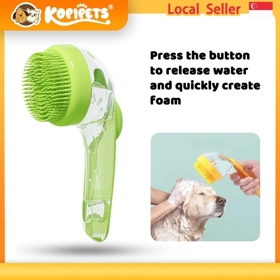 Kopipets Long Handle Pet Bath Brush