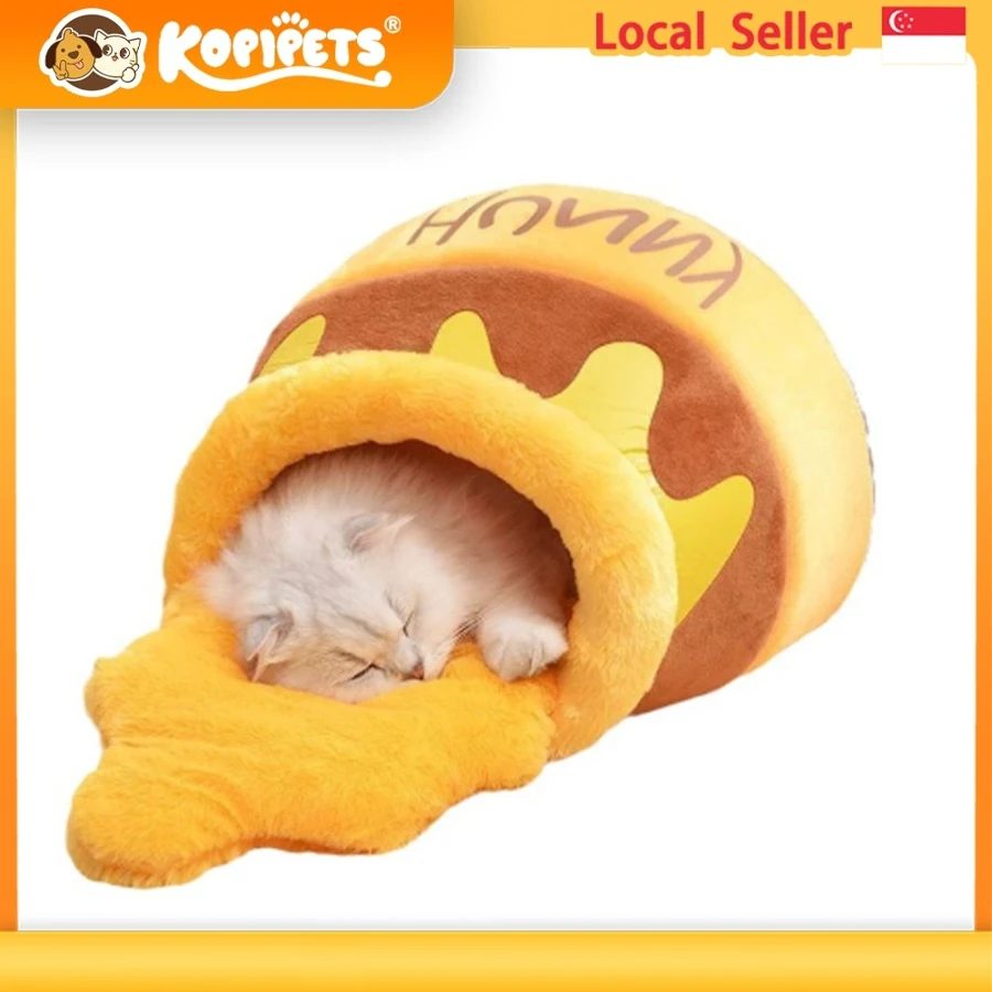 Kopipets Honey Jar Pet Bed Cute Cartoon