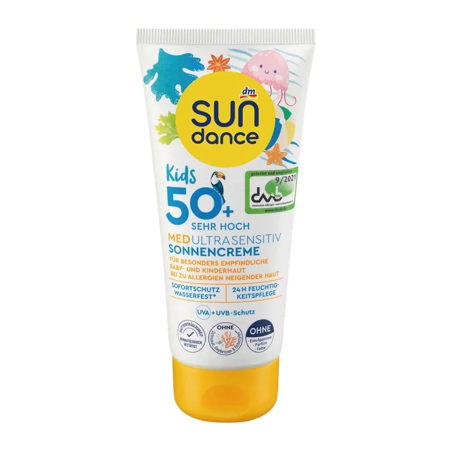 SUNDANCE Kids MED Ultra Sensitive Sun Cream SPF 50+ - 100ml