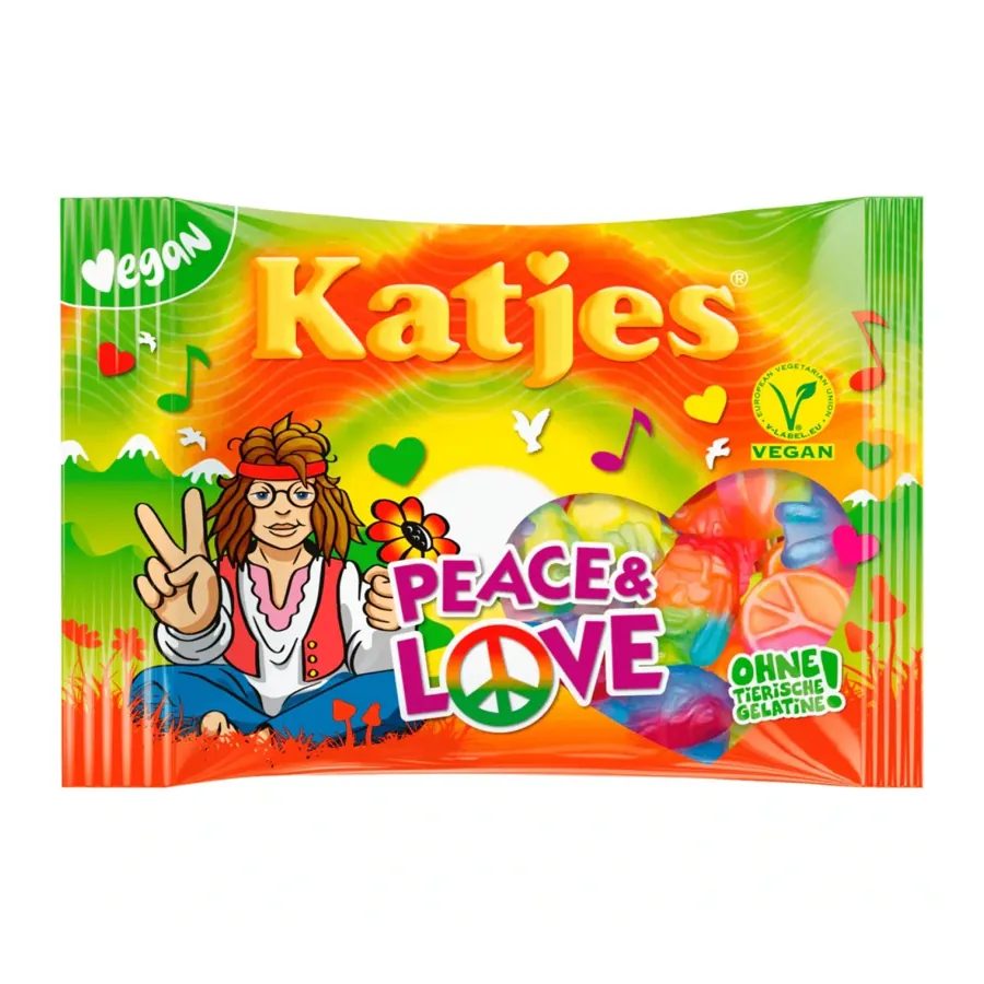 Katjes Peace & Love Fruit Gummy Vegan 210g