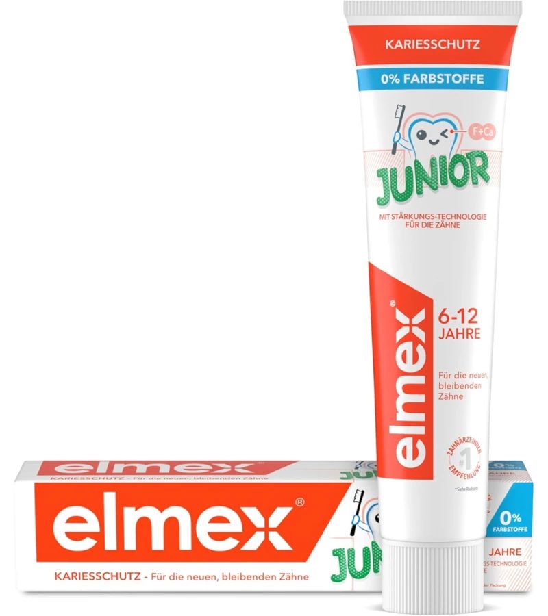 elmex Junior Toothpaste - 6-12 Years, 75ml