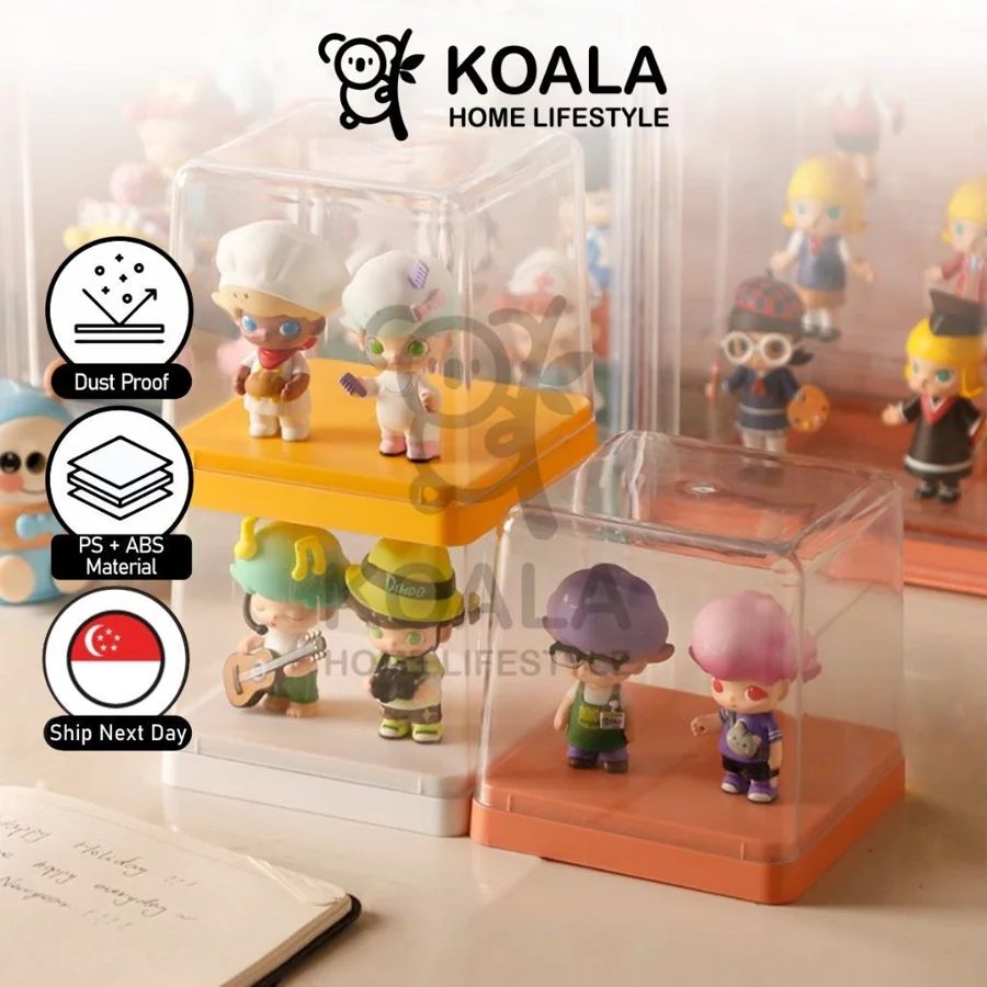 Popmart Display Box Blind Box Figurine Acrylic Display Cabinet Storage box Transparent