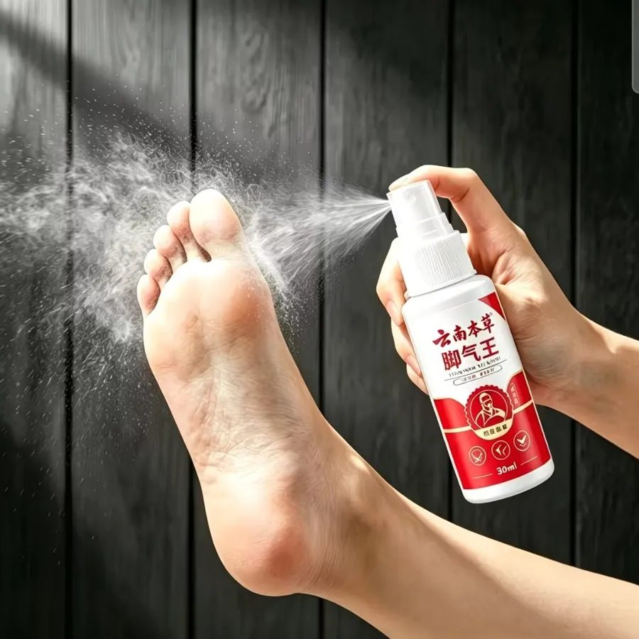 Foot Care Spray for Itchy, Sweaty, Peeling Skin and Odour Control