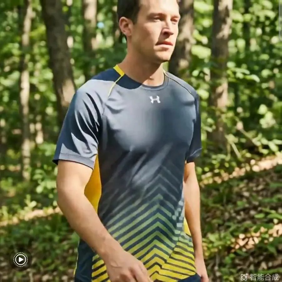 Under Armour Plus Size Breathable Quick-Drying Running T-Shirt