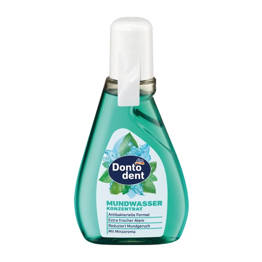 DONTODENT Mouthwash Concentrate Antibacteria Mint Flavor Prevent Gingivitis Vegan 125ml
