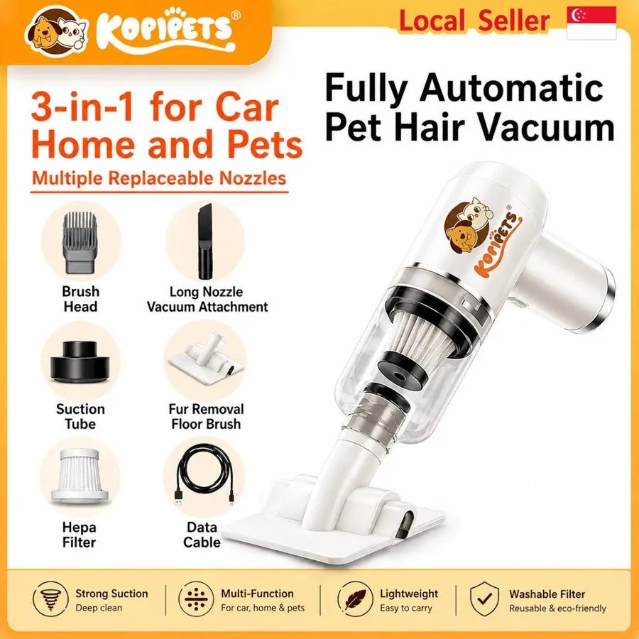 Kopipets Wireless Pet Hair Vacuum Cleaner