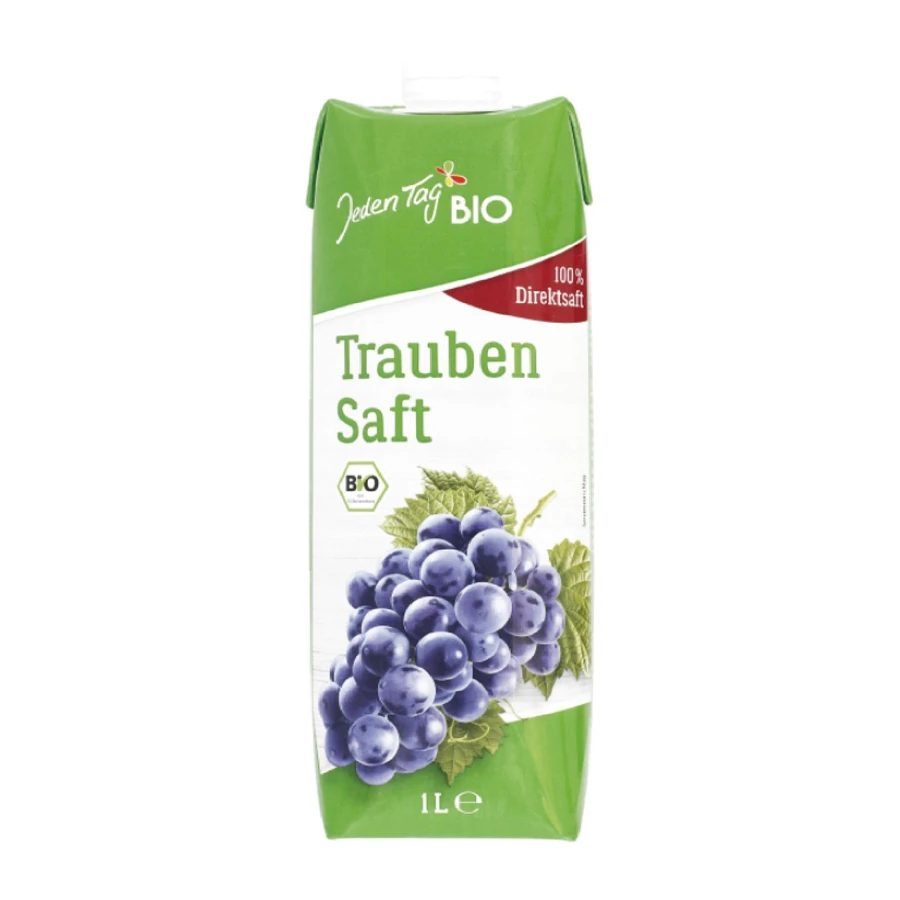 Jeden Tag Organic 100% Grape Juice 1L