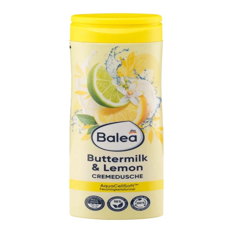 Balea Buttermilk & Lemon Cream Body Wash - 300ml