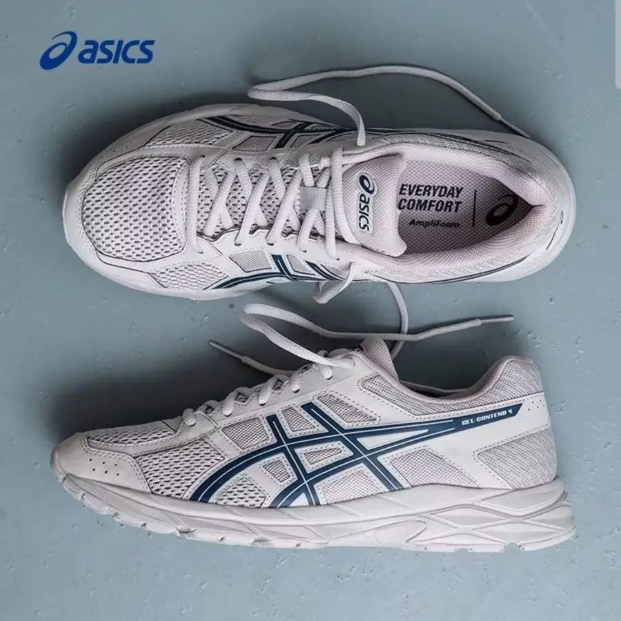 Asics Men's GEL-CONTEND 4 Breathable Shock-Absorbing Running Shoes