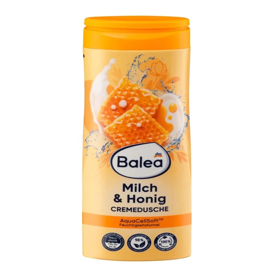 Balea Milk & Honey Cream Body Wash - 300ml