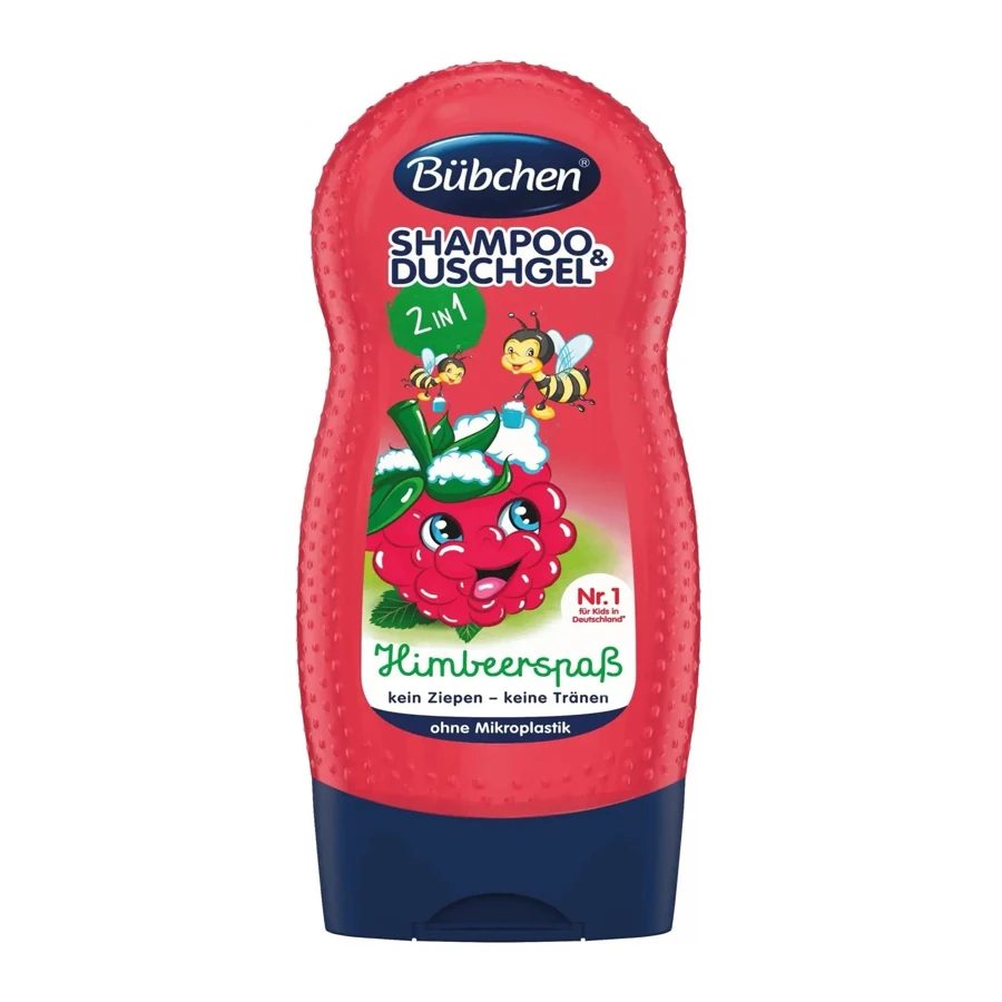 Bübchen Kids Raspberry Fun 2in1 Shampoo & Shower Gel - 230ml