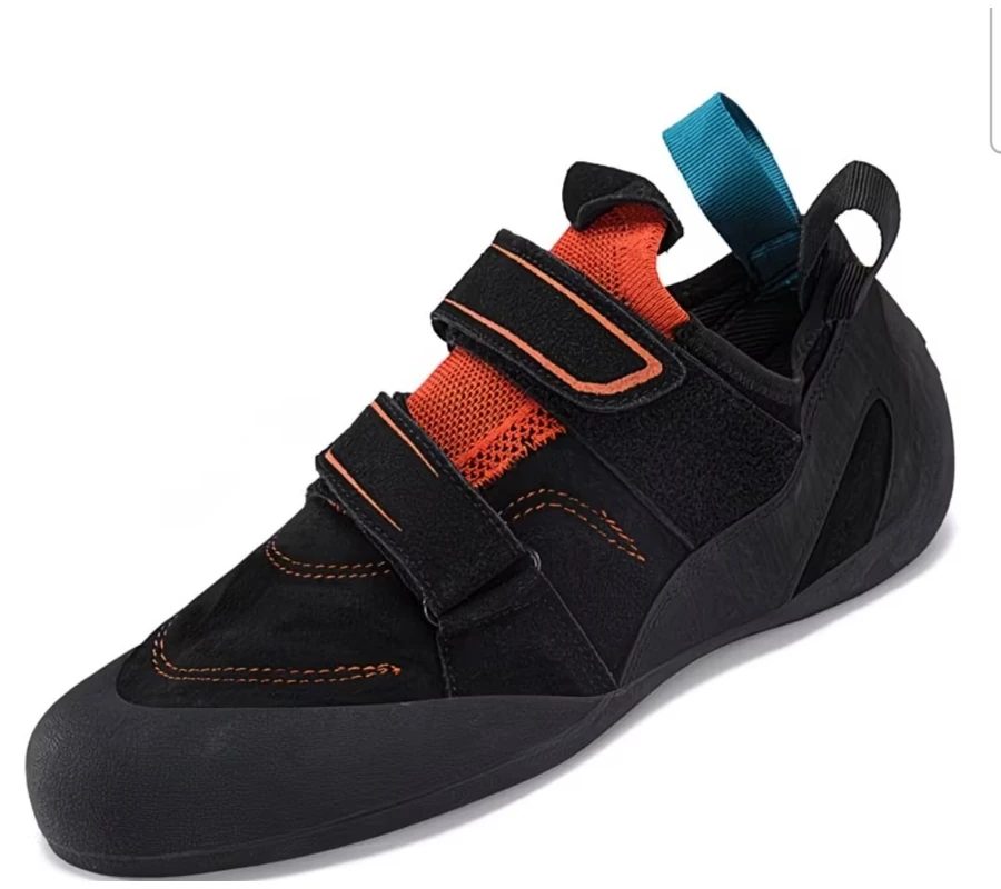 2026 Breathable Bouldering Climbing Shoes with Velcro & Flyknit Elastic