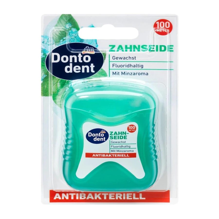 DONTODENT Antibacterial Dental Floss with Fluoride - 100m