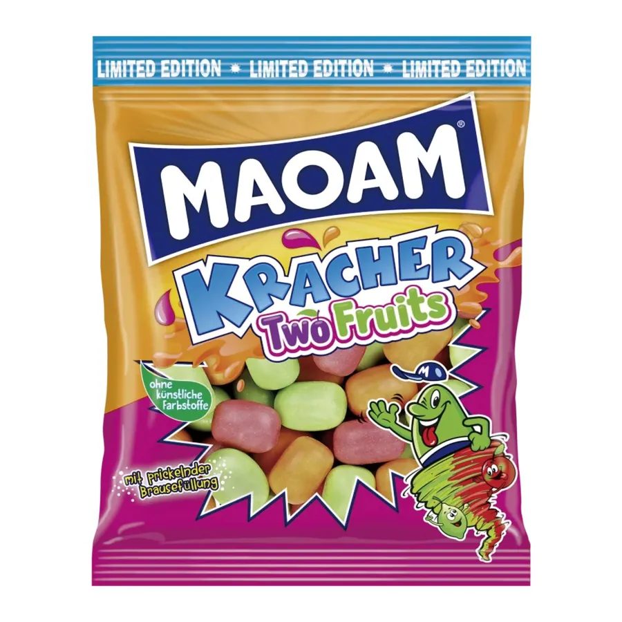 MAOAM Two Fruit Kracher Chewy Candy Limited Edition - 200g