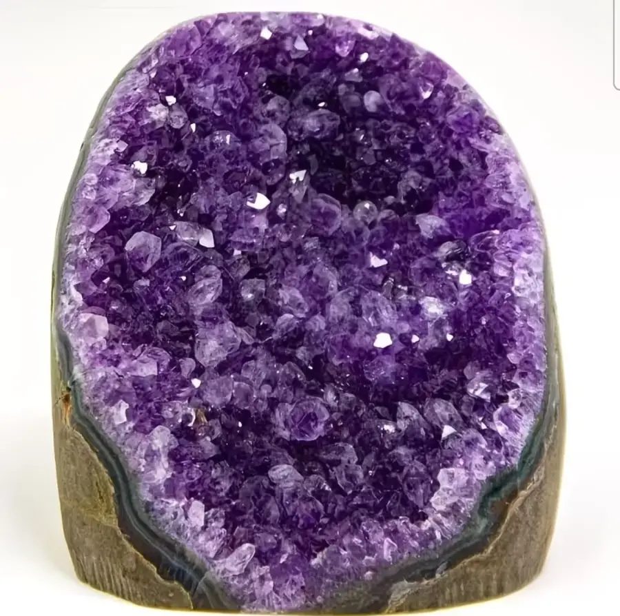 Natural Uruguay Amethyst Crystal Cluster for Home & Office Decor