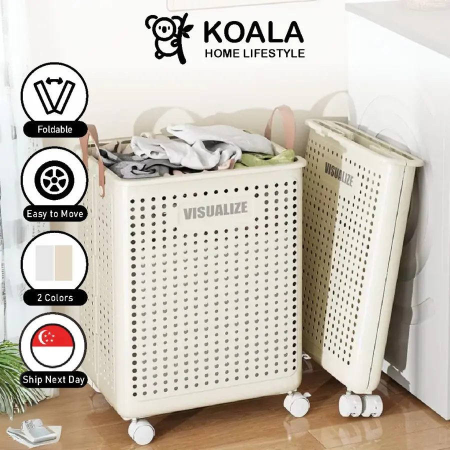 Koala Home Foldable Laundry Basket /Dirty Clothes Basket/Laundry hamper/Storage Bag Shelves / Toys Organizer Storage