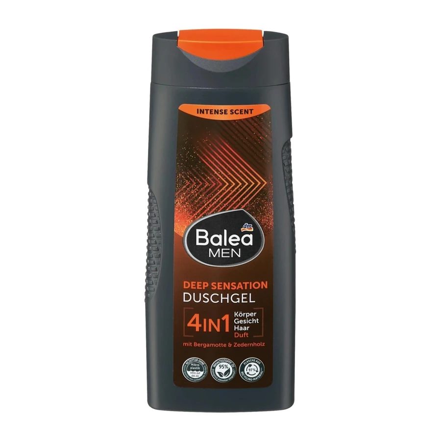 Balea MEN Deep Sensation 4in1 Body Wash - 300ml