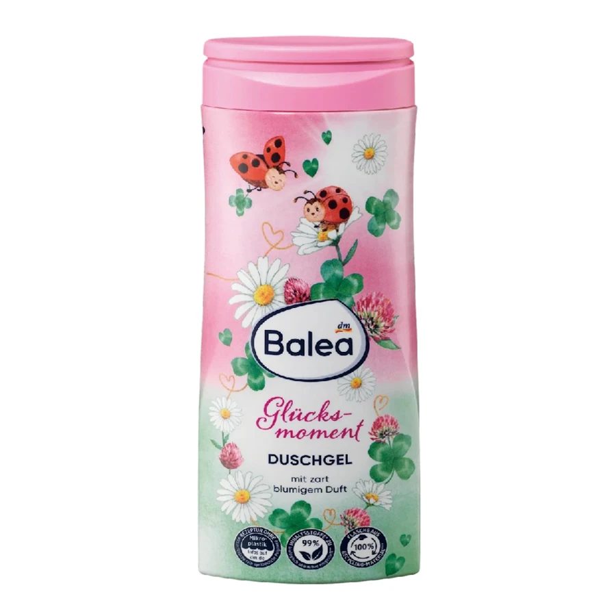 Balea Happiness 4in1 Face, Body, Shampoo & Conditioner - 300ml