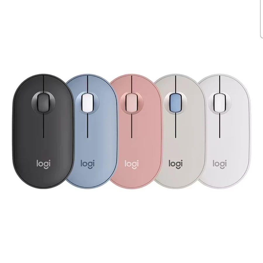 Pebble 2.0 Dual-Mode Bluetooth Silent Mouse, Ultra-Slim Portable Design