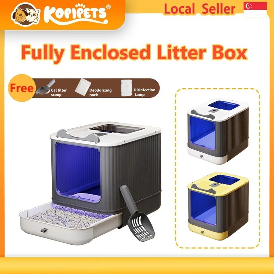Kopipets Enclosed Cat Litter Box