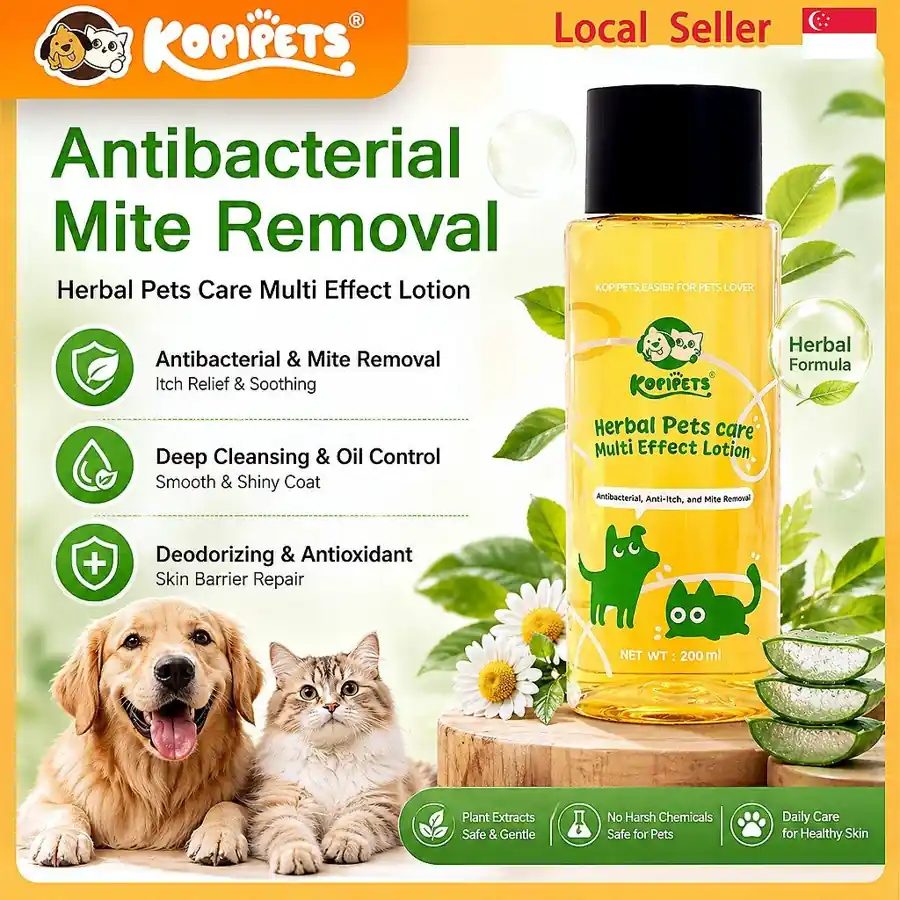 Kopipets Herbal Pets Lotion Antibacterial 200ml