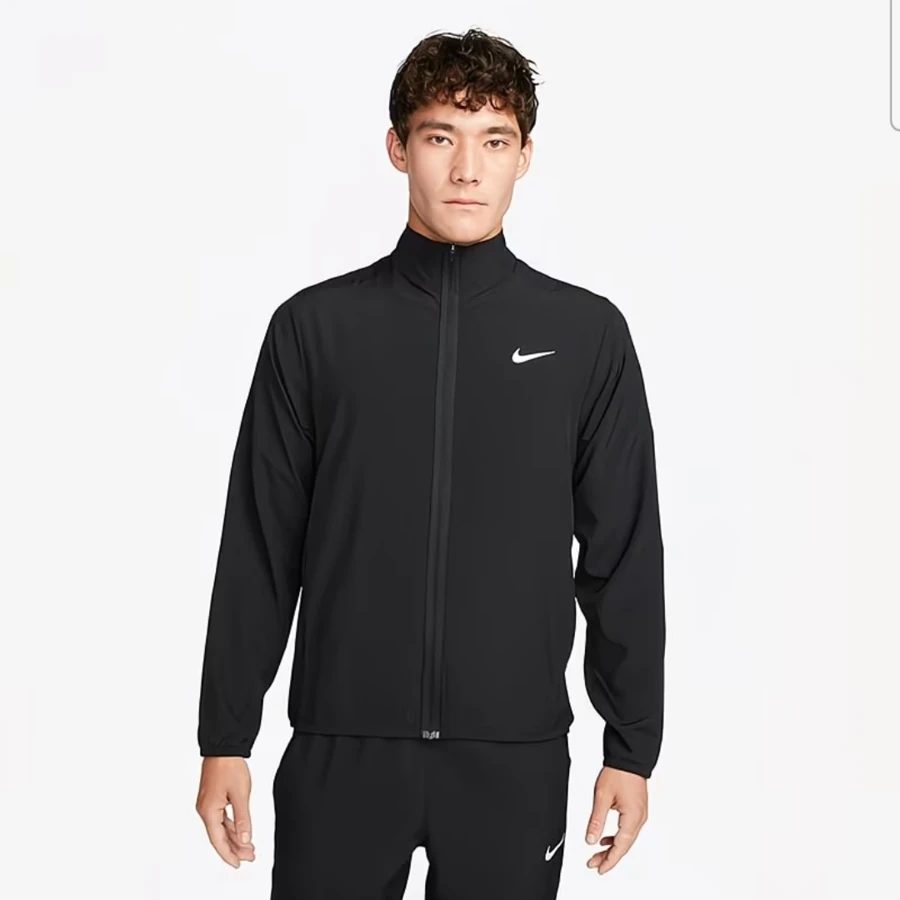 Nike Men's Summer Sports Stand Collar Windproof Quick-Dry Ice Silk Jacket FB7500-010