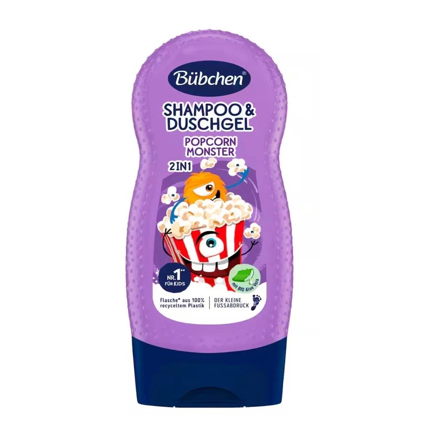 Bübchen Kids Spaghetti Ice Cream Monster 2in1 Shampoo & Shower Gel - 230ml
