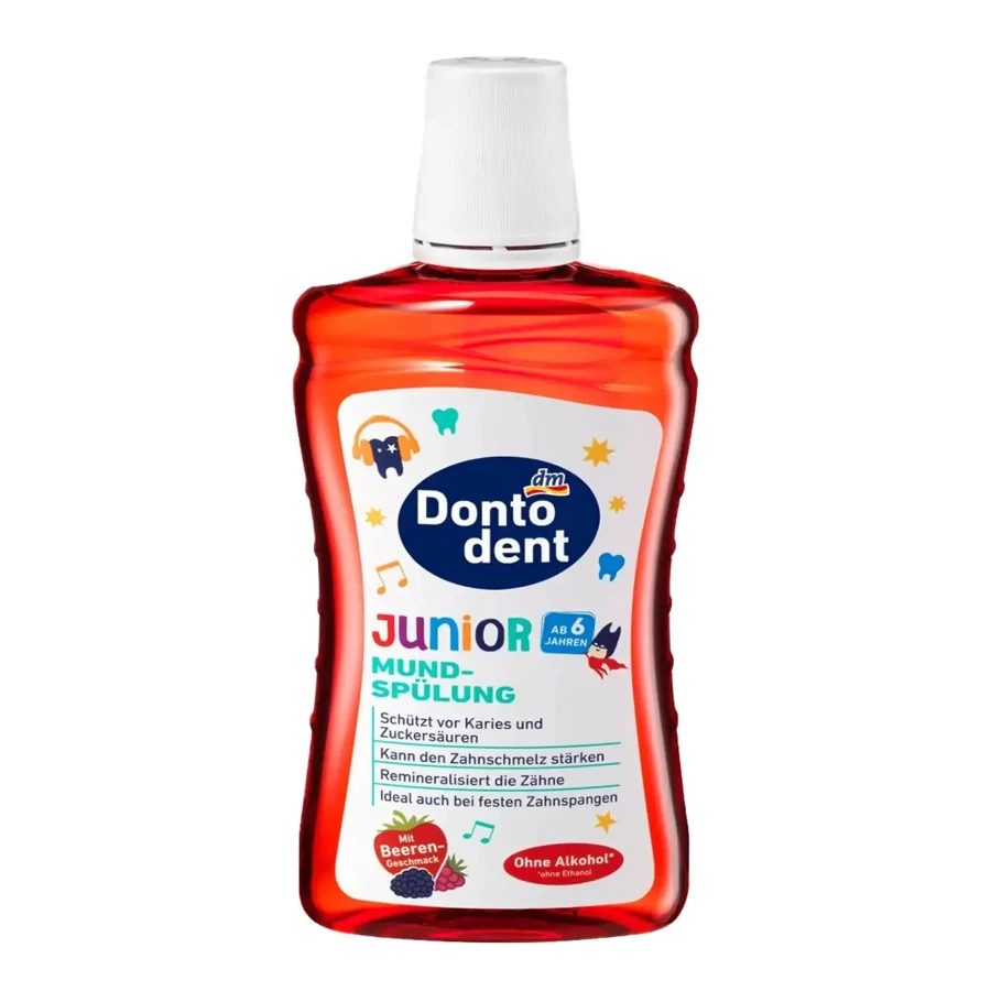 DONTODENT Junior Mouthwash with Fluoride - 6+ Years, 500ml