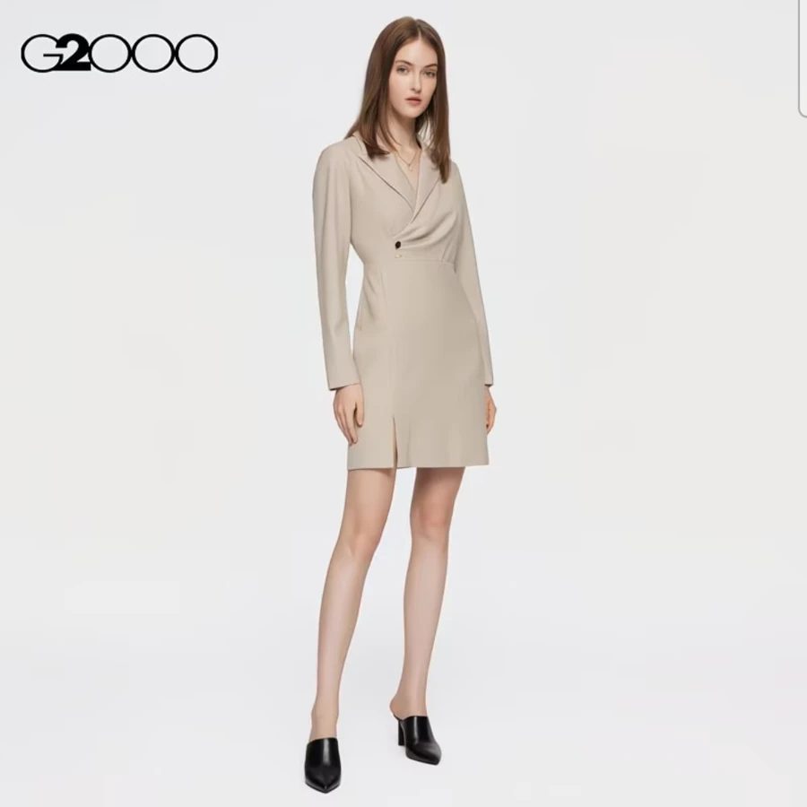Women's Soft Easy-Care Autumn/Winter Commuter Dress