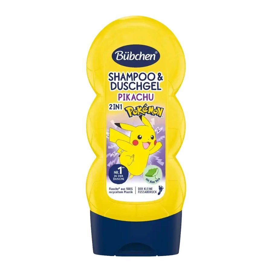 Bübchen Kids Pokémon Pikachu 2in1 Shampoo & Shower Gel - 230ml