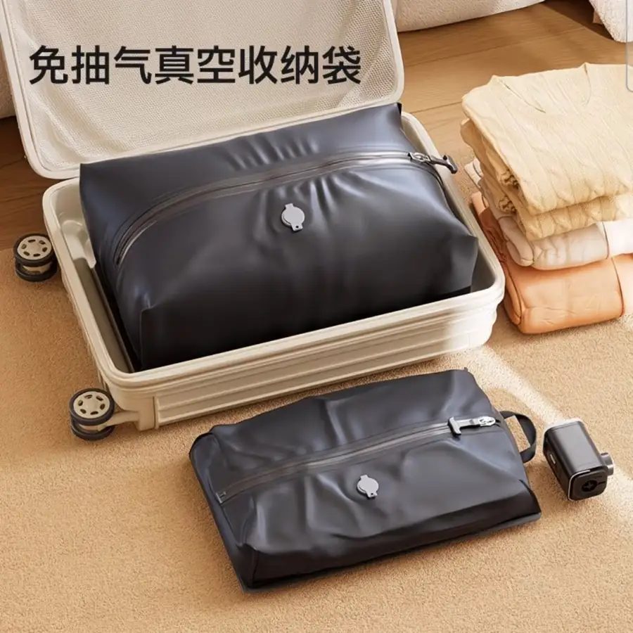 Travel Vacuum Compression Storage Bags for Clothes