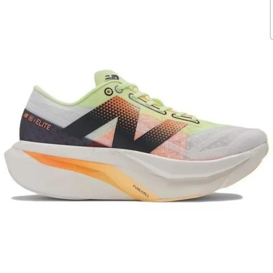 New Balance Elite Women's Low-Top Running Shoes Yellow/White WRCELLA4