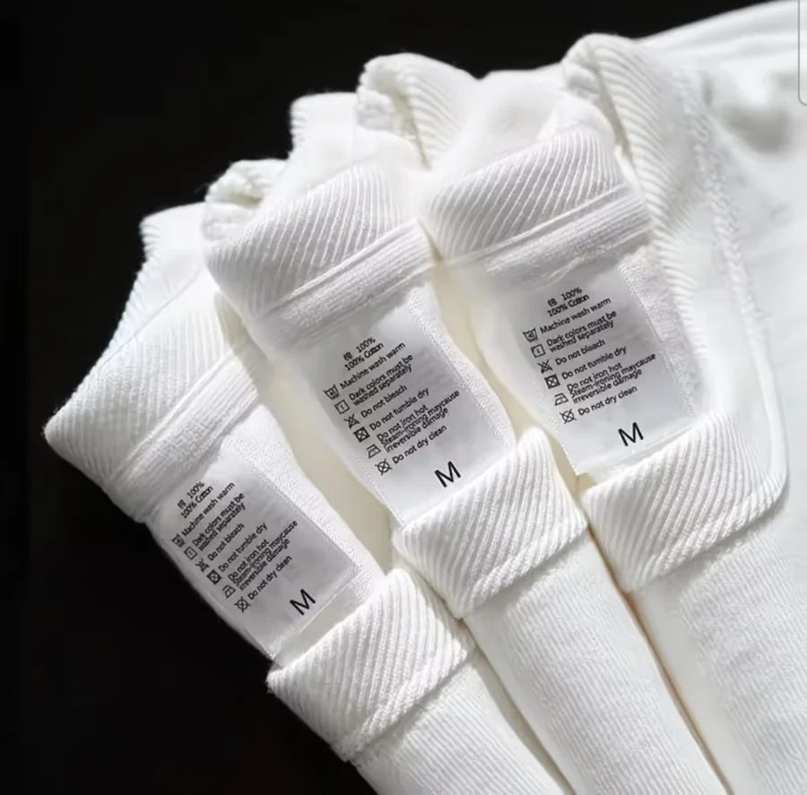 Men's 100% Cotton 800g Heavyweight Short Sleeve T-Shirt, Solid White