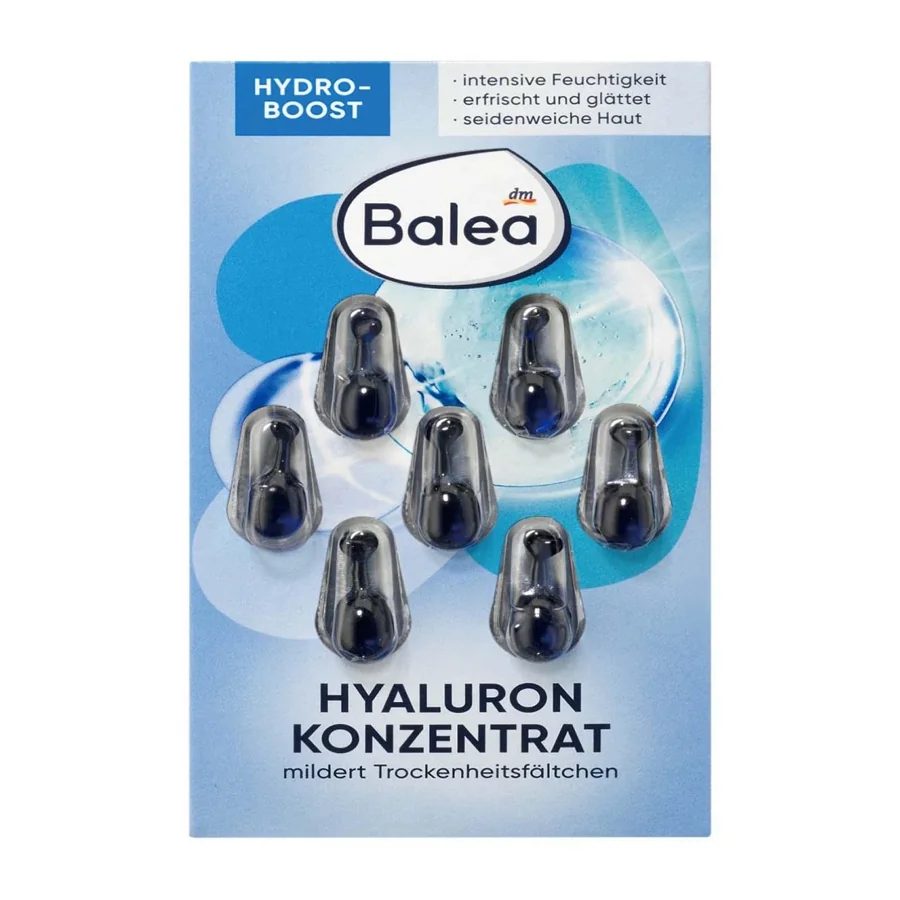 Balea Hyaluronic Acid Concentrate Capsules Intensive Moisture 7 pcs