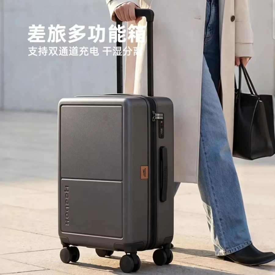Reebok 20-inch Lightweight Carry-on Trolley Suitcase with Password Lock