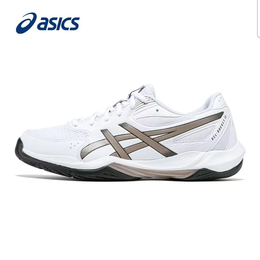 ASICS GEL-ROCKET 12 Men's Badminton Shoes, Shock-Absorbing & Wear-Resistant