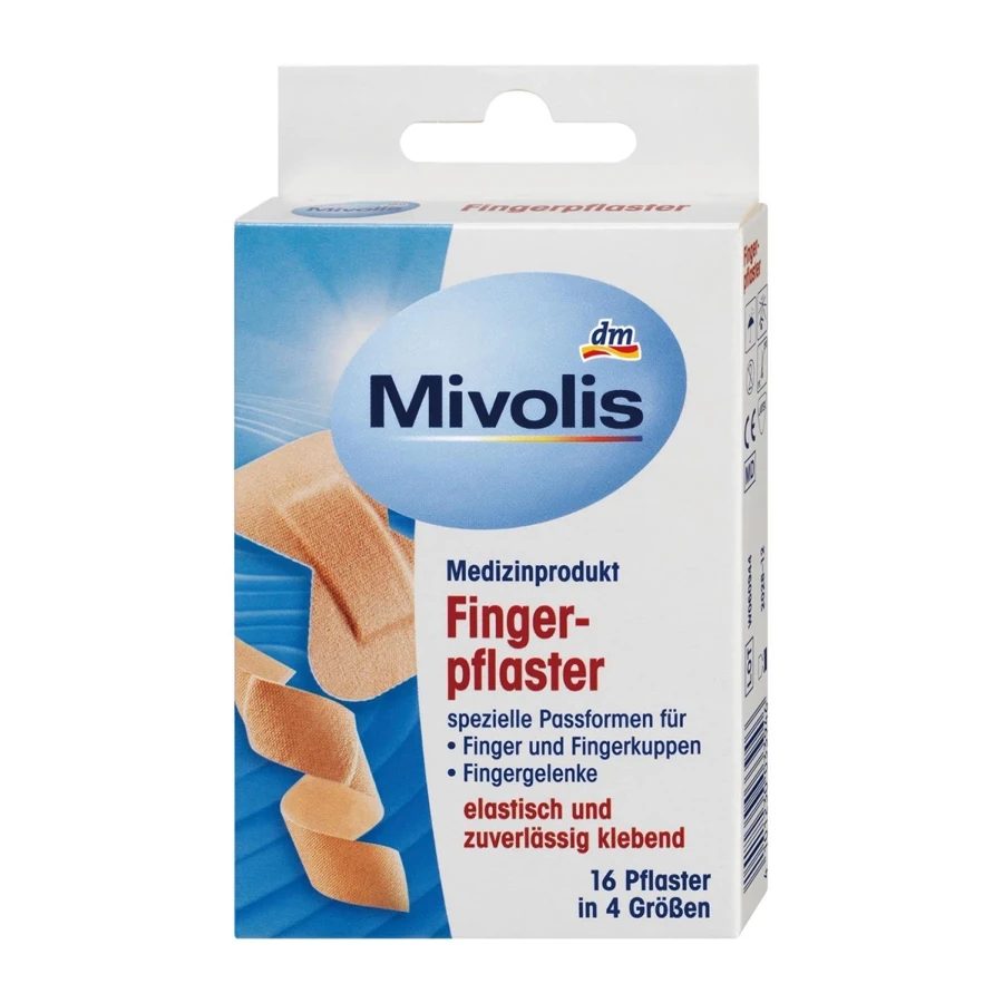 Mivolis Finger Plasters - 16pcs